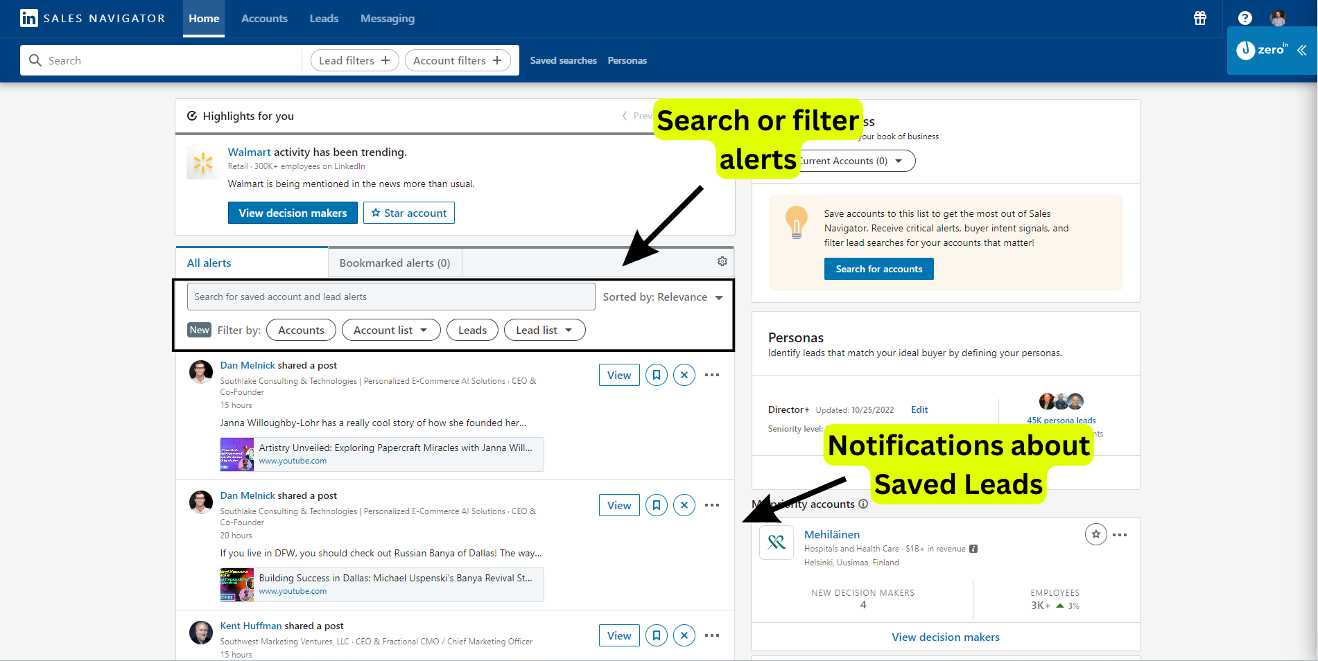 Set Alerts for Key Updates on LinkedIn