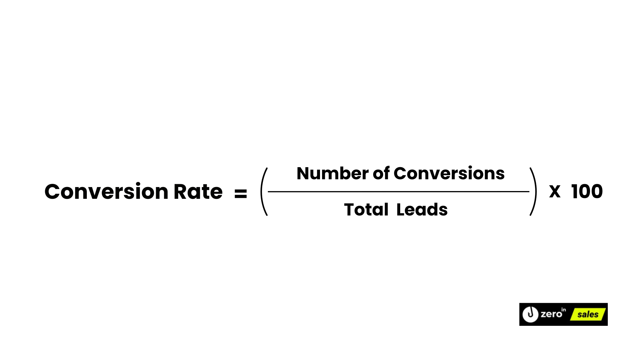 Conversion Rate Formula